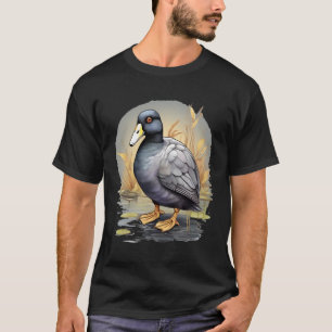 American coot in wetlands T-Shirt