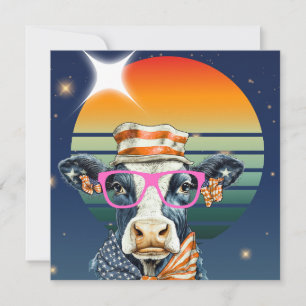 American Cow Invitation