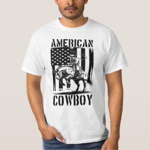 American Cowboy Patriotic T-Shirt