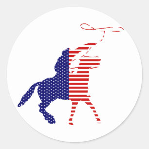 American Cowboy Sticker