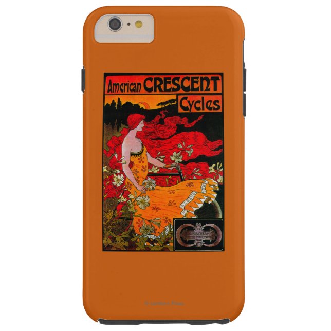 American Crescent Vintage PosterEurope Case-Mate iPhone Case (Back)