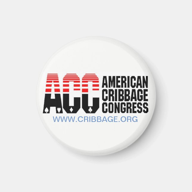 American Cribbage Congress Magnet (Front)