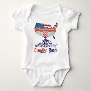 American Croatian Roots Baby Bodysuit