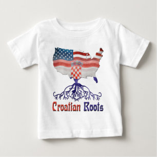 American Croatian Roots Baby T-Shirt