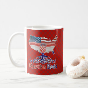 American Croatian Roots Coffee Mug