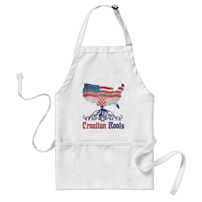 American Croatian Roots Standard Apron (Front)