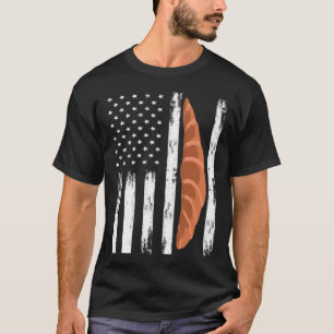 American Croissant Outfit USA Flag Baking T-Shirt