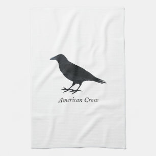 American Crow Tea Towel