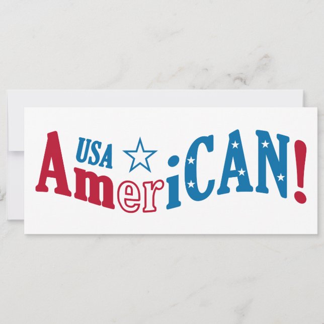 AmeriCAN! custom invitation (Front)