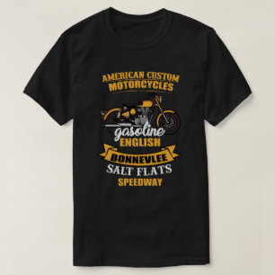 American Custom Motorcycle Bonneville Speedway  T-Shirt