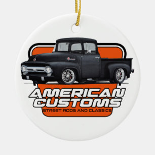 American Customs F100 Ceramic Tree Decoration