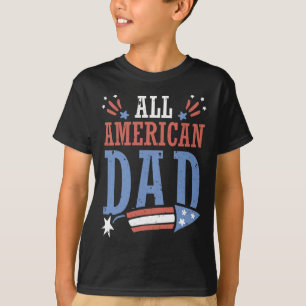 American Dad 4th Of July Firecracker Independence T-Shirt