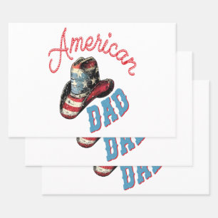 American Dad Cowboy Wrapping Paper Sheet