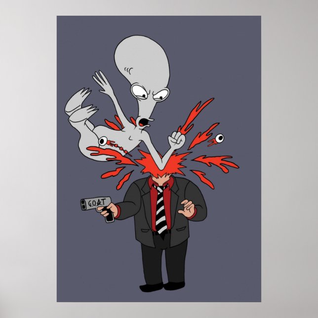 AMERICAN DAD  ROGER SLAM POSTER (Front)