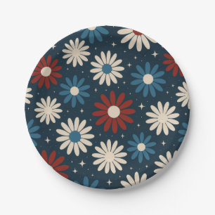 American Daisy's Paper Plate