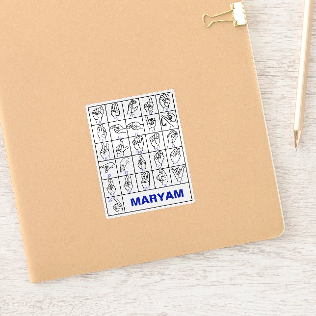 American Deaf Sign Language, ASL Alphabet (Notebook)