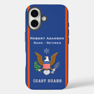 American Defence Emblem - personalise with name iPhone 16 Case
