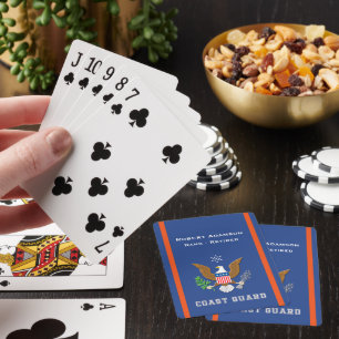 American Defence emblem - personalise with name Playing Cards