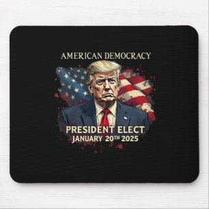 American Democracy President Elect Vote Donald Tru Mouse Mat