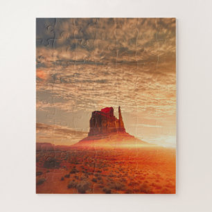 american desert at dawn jigsaw puzzle
