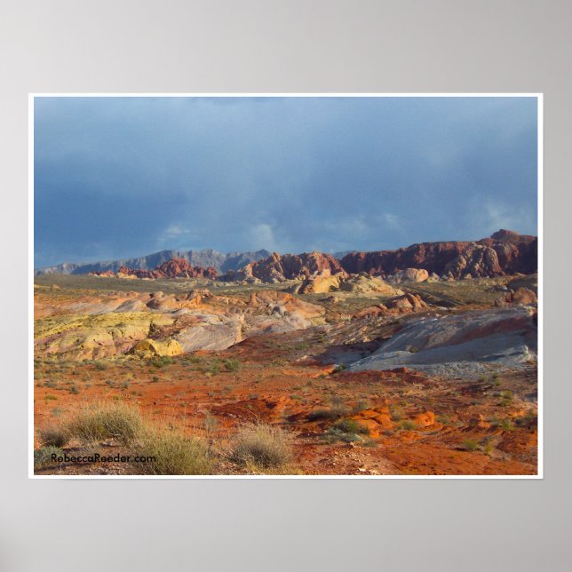 American Desert Landscapes:  Valley of Fire #3 Poster (Front)