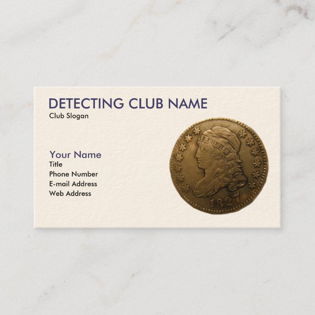 American Detectorist Business Card (Front)
