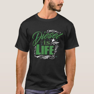 American Diesel Design Mens Diesel Power Life Mech T-Shirt