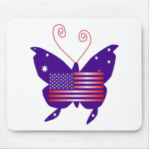 American Diva Butterfly Mouse Mat