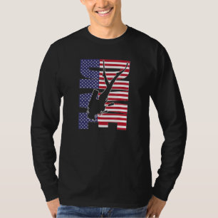 American Diver Down Flag USA Scuba Diving Dive Fla T-Shirt