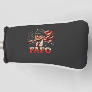 American Donald Trump FAFO USA Flag Patriotic Golf Head Cover