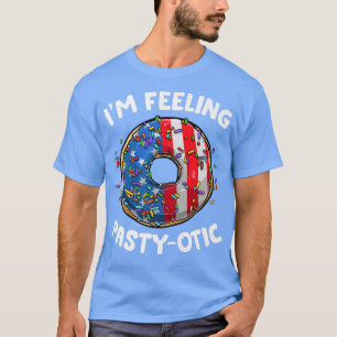 American Doughnut Lover Baking Pastry 4th Of July T-Shirt