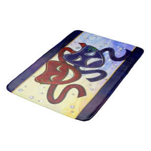 American Drama Comedy & Tragedy Bath Mat