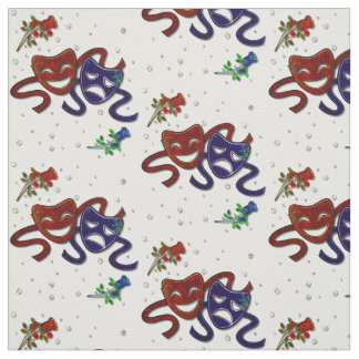 American Drama Comedy & Tragedy Fabric