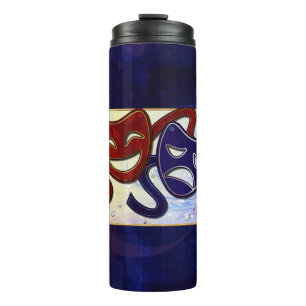 American Drama Comedy & Tragedy Thermal Tumbler