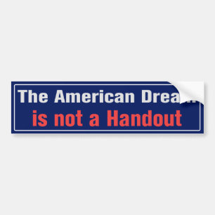 American Dream Bumper Sticker