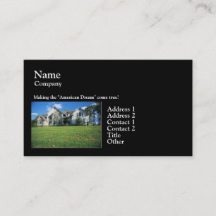 American Dream Business Card