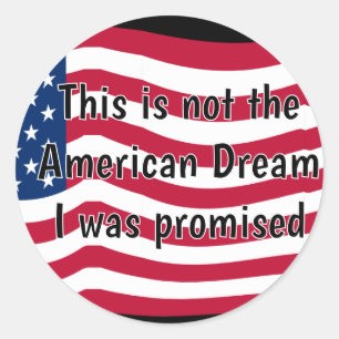 American Dream Classic Round Sticker