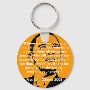 American Dream Obama keyring
