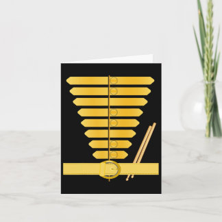 American Drum Major Costume Marching Band Uniform  Card