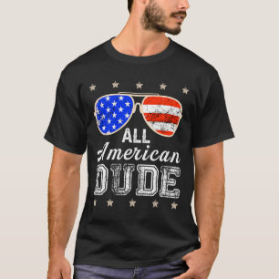 American Dude 4th Of July Family Matching Sungl Us T-Shirt
