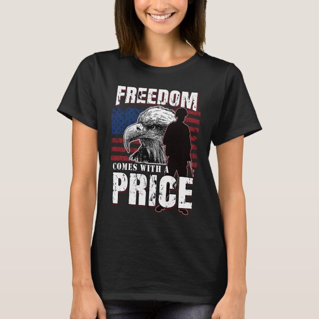 American Eagle American Flag Heritage Freedom T-Shirt (Front)