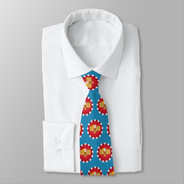 American Eagle (Blue) - Tie (Tied)