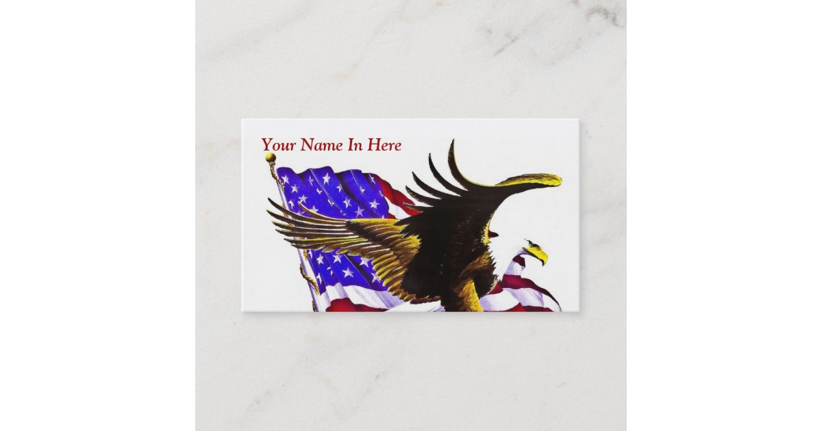 American Eagle Business Card Zazzle