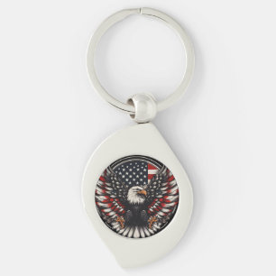 American Eagle by Rp  Key Ring