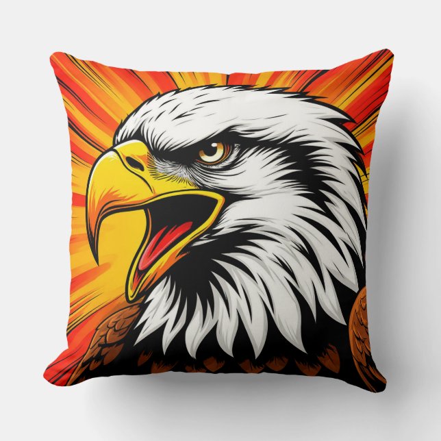 American Eagle Canvas – Freedom Gift Cushion (Front)