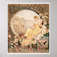 American Eagle Chewing Tobacco 1885 Advertisement
