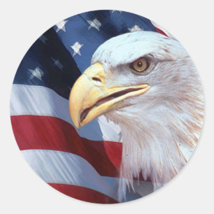 American Eagle Classic Round Sticker