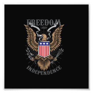 american eagle drawing photo print