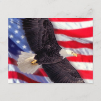 American Eagle & Flag Invitation
