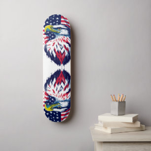 American Eagle Flag Skateboard